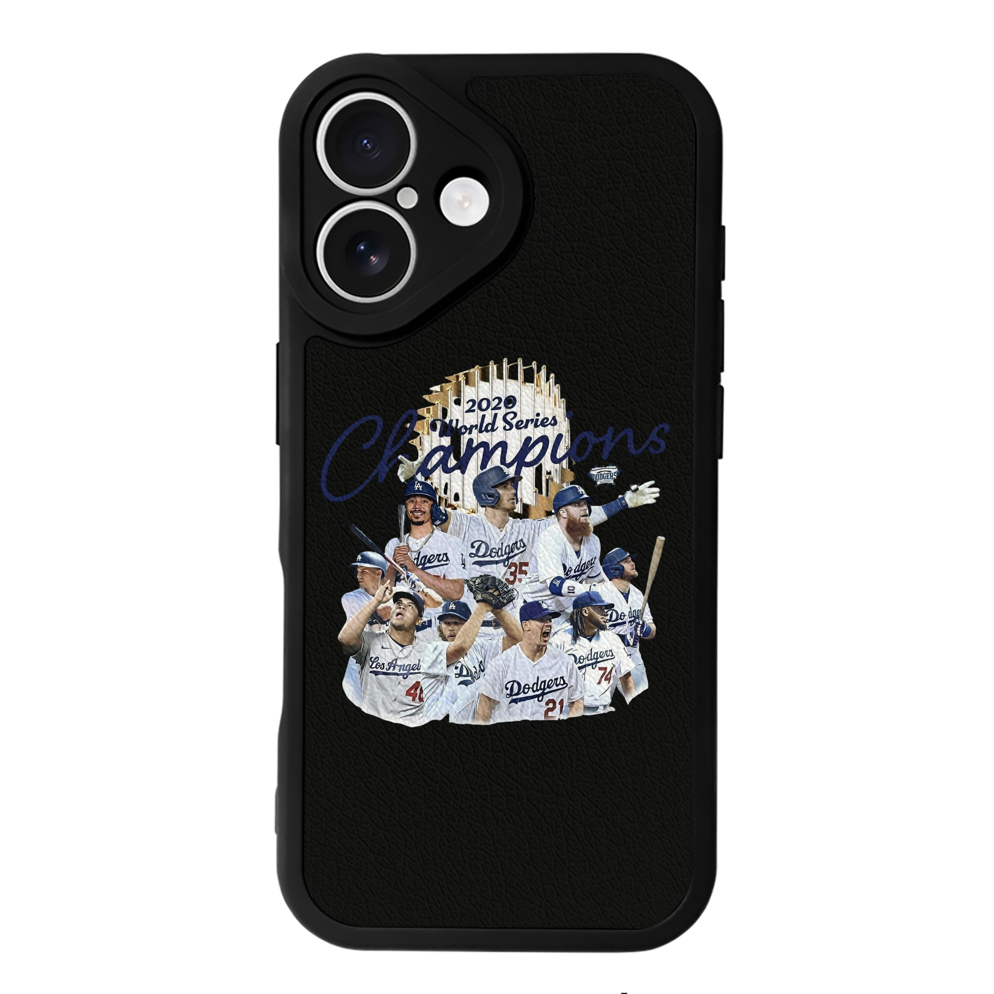  IPhone 16 Silicone Leather Case – UV Print, Lambskin Texture – Perfect Fit, Wireless Charging Compatible, Scratch Resistant, Precise Cutouts – Stylish Protection For IPhone 16